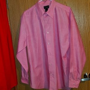 CEZANI MEN'S CLASSIC DRESS SHIRT SIZE L VACATION OFFICE CLASSIC